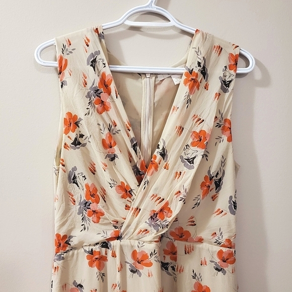Nougat London - Silk Dress in nude color with floral print - Size 3 - Picture 4 of 7